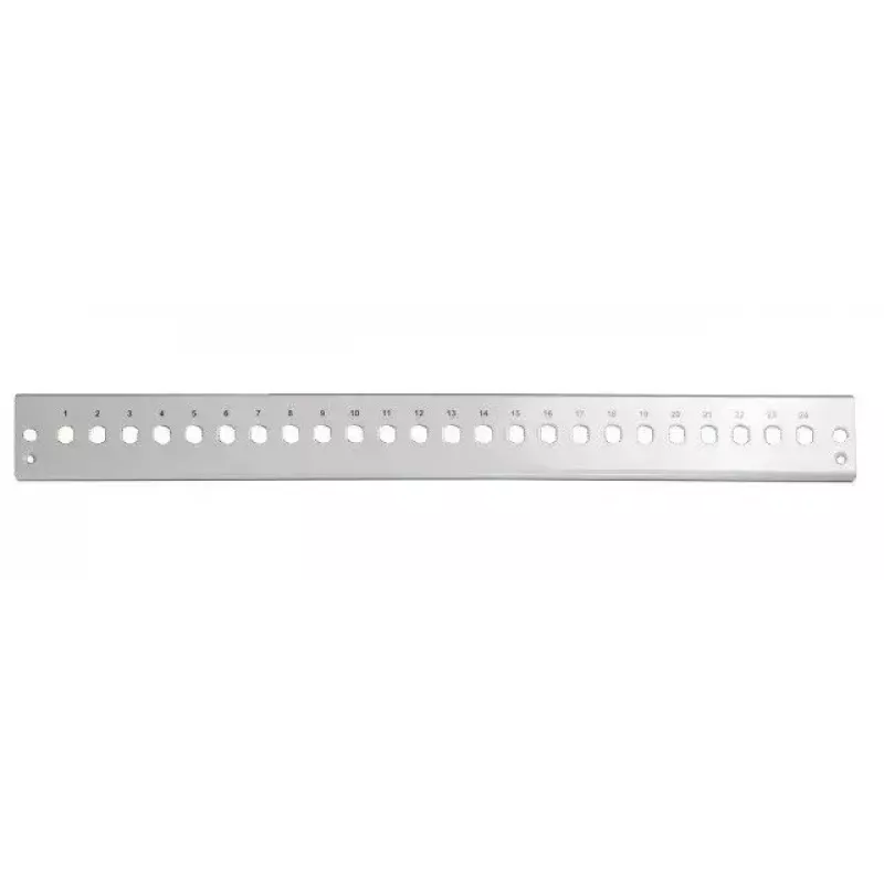 Accesorio para panel de parcheo EFB Elektronik VSB-FP-24ST – montaje en rack, 1HE, fibra óptica