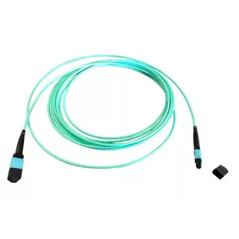 Cable de fibra óptica MTP EFB Elektronik MTPF12MTPFOM3-2-A — OM3, 2 m, 50 µm, aqua