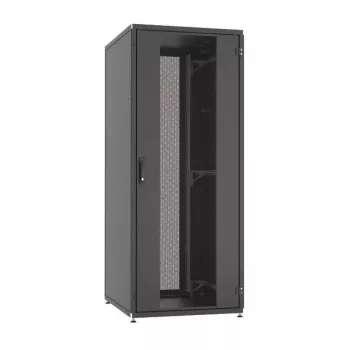 EFB Elektronik PRO 42U 19" Armario para servidores, 800x1000 mm, puerta delantera y trasera perforada, gris claro RAL 7035