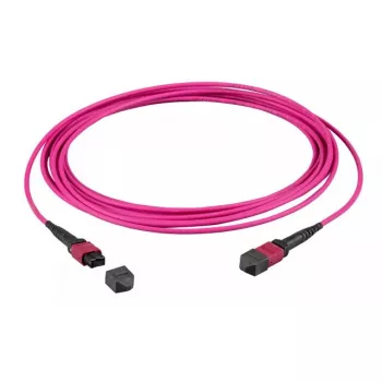 Cable MTP de fibra óptica EFB Elektronik MTPF72MTPFOM4-10-A — OM4, 10 m, MTP–MTP, 50 µm, violeta