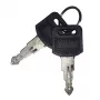 Llave de cierre EFB Elektronik 102115.4 para accesorios de rack, negra, IP55, pack de 2