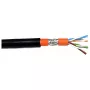 Cable de red EFB Elektronik 99733.100-CPR S/FTP Cat7 100m negro