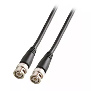 Cable coaxial EFB Elektronik K8360.2V2 RG-59, 2 m, BNC–BNC, negro