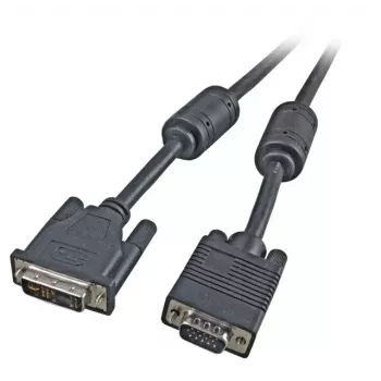 Adaptador de cable de vídeo EFB Elektronik K5436.3V2 — 3 m, DVI-A a VGA (D-Sub), negro