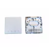 Caja de conexión de red EFB Elektronik FTTH-BOX-IN-6, carcasa de plástico, 80×80×28 mm, blanca