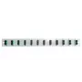 Accesorio para patch panel EFB Elektronik SB-FP-12SC-D-V-OM4 — montaje en rack 1U, 432×13×43,5 mm, gris