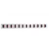 Accesorio para panel de parcheo EFB Elektronik SB-FP-12SC-D-V-OS2 — 1HE montaje en rack, 432×13×43,5 mm, gris