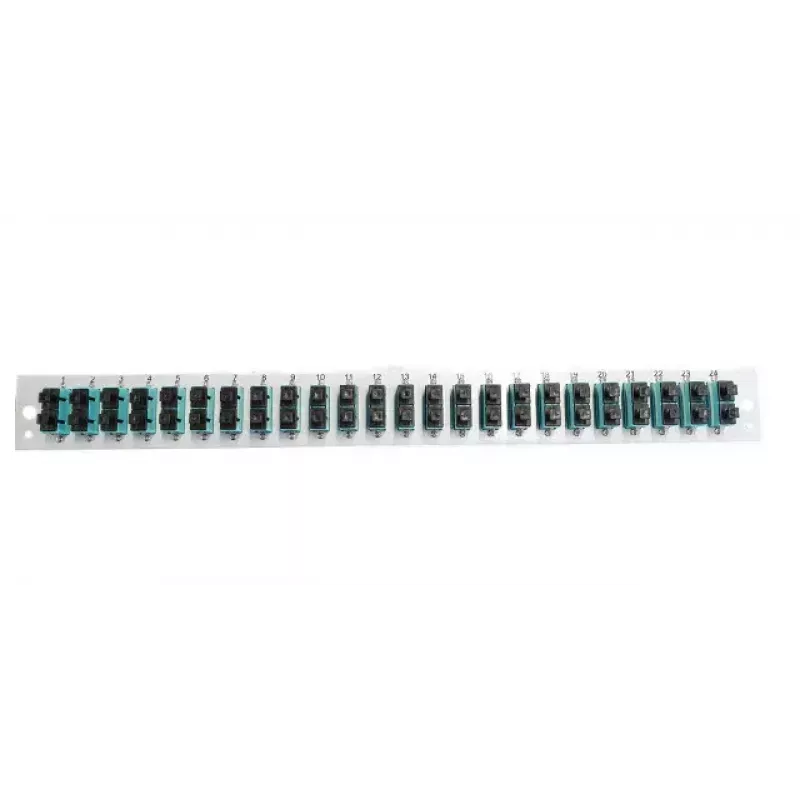 Accesorio para panel de parcheo EFB Elektronik SB-FP-24SC-D-V-OM4 — 1HE montaje en rack, 432×13×43,5 mm, gris