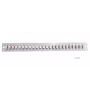 EFB Elektronik SB-FP-24SC-S-OM3 Panel frontal con 24 acopladores LC dúplex OM3, gris, 1U