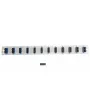 Accesorio para patch panel EFB Elektronik SB-FP-S-12SC-D-V-OS2 — montaje en rack 1U, 12 conexiones de fibra óptica SC, 432×13×43,5 mm