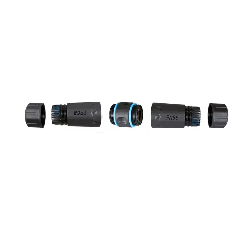 Adaptador RJ45 Cat.6 IP68 EFB Elektronik modelo IP68DFKRJ45WP – conector Ethernet estanco