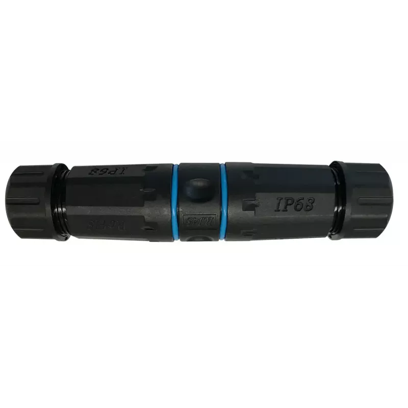 Adaptador RJ45 Cat.6 IP68 EFB Elektronik modelo IP68DFKRJ45WP – conector Ethernet estanco