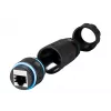 Adaptador RJ45 Cat.6 IP68 EFB Elektronik modelo IP68DFKRJ45WP – conector Ethernet estanco