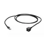 Cable de red EFB Elektronik K5546SW.10 RJ-45 Cat6a 10 m negro