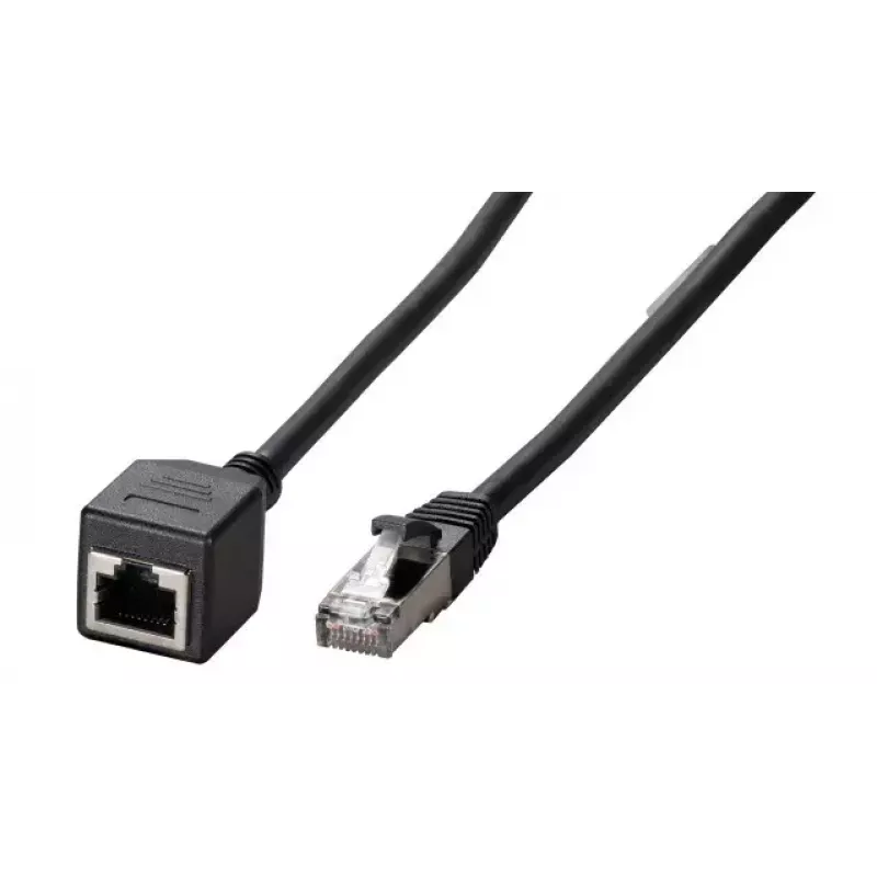 Cable de red EFB Elektronik K5546SW.5 RJ-45 Cat6a 5 m negro