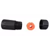 Conector de cable EFB Elektronik IP68DFKRJ456AWP 2x RJ-45 negro