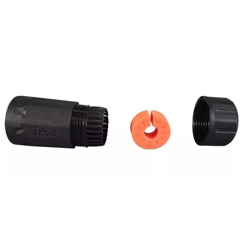 Conector de cable EFB Elektronik IP68DFKRJ456AWP 2x RJ-45 negro