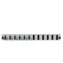 Accesorio para patch panel EFB Elektronik SB-FP-6SC-D-V-OM3, montaje en rack 1U, 432×13×43,5 mm, gris
