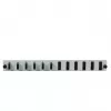 Accesorio para patch panel EFB Elektronik SB-FP-6SC-D-V-OM4 — montaje en rack 1U, 432×13×43,5 mm, gris