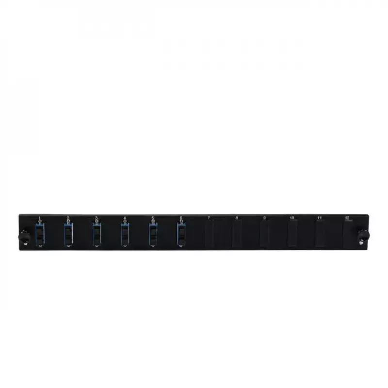 Accesorio para panel de parcheo EFB Elektronik SB-FP-6SC-D-V-OS2 — 1HE rack, 432×13×43,5 mm, gris