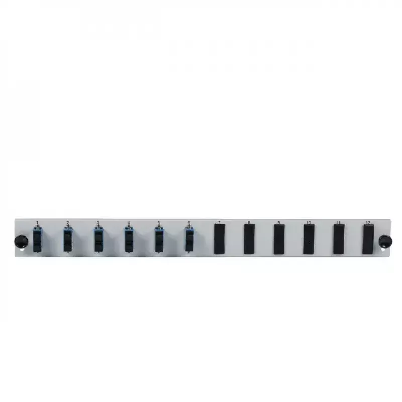 Accesorio para panel de parcheo EFB Elektronik SB-FP-6SC-D-V-OS2 — 1HE rack, 432×13×43,5 mm, gris
