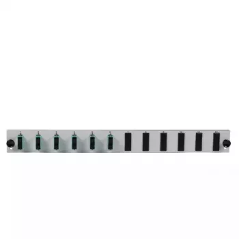 Accesorio para panel de parcheo EFB Elektronik SB-FP-6SC-D-V-OS2 — 1HE rack, 432×13×43,5 mm, gris