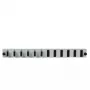 Accesorio para panel de parcheo EFB Elektronik SB-FP-6SC-D-V-OS2 — 1HE rack, 432×13×43,5 mm, gris