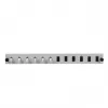 EFB Elektronik SB-FP-6SC-S-OM3 Panel frontal de 12 puertos con 6 acopladores LC dúplex OM3, gris, 1U