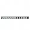 Accesorio para patch panel EFB Elektronik SB-FP-6SC-S-OS2 — montaje en rack 1U, 432×13×43,5 mm, gris