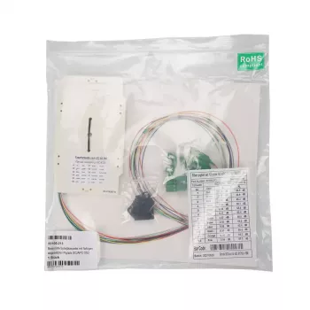 EFB Elektronik 53100.211 Cassette de empalme equipado con pigtails SC OS2 de colores, 0,8 m