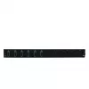 Accesorio para panel de parcheo EFB Elektronik SB-FP-S-6SC-D-V-OM4, 1HE rack, 432×13×43,5 mm, negro