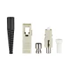 Conector de fibra óptica SC macho EFB Elektronik 53206.21 – conector SC simplex, beige/negro