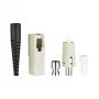 Conector de fibra óptica SC macho EFB Elektronik 53206.21 – conector SC simplex, beige/negro