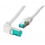 EFB Elektronik MK6001W.0,25B Cable patch acodado RJ-45 Cat6a S/FTP, 0,25 m, negro