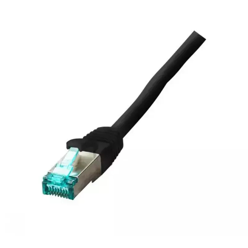 Cable de red EFB Elektronik MK6001W.0,5B 0,5 m Cat6a S/FTP negro