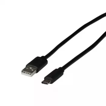Cable USB EFB Elektronik EBUSBC-USB20AK.1 USB 2.0 1 m USB C USB A negro