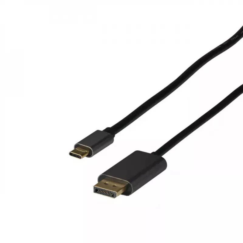 EFB Elektronik EBUSBC-DP14K.2 Adaptador de cable de vídeo 2 m USB Type-C DisplayPort negro