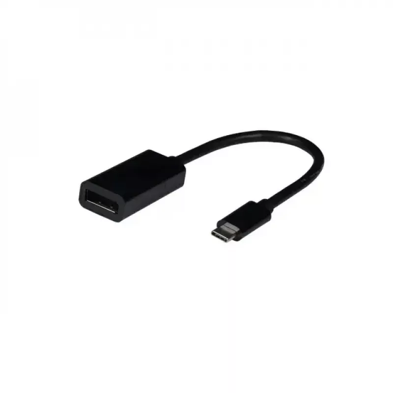 EFB Elektronik EBUSBC-DP-4K60 Adaptador de cable de vídeo 0,15 m USB Type-C DisplayPort negro