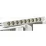 EFB Elektronik EK631DE.1GR Regleta de 19 pulgadas 1U, 9x CEE 7/3, perfil de aluminio, gris