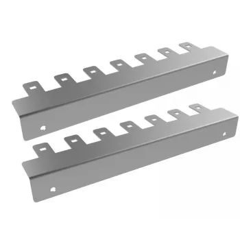 Set de montaje EFB Elektronik 46017N.10, acabado metalizado, set de accesorios para carcasa electrónica