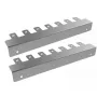 Set de montaje EFB Elektronik 46017N.10, acabado metalizado, set de accesorios para carcasa electrónica