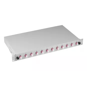 Patch panel EFB Elektronik B71901L48OM4 1U LC OM4 gris