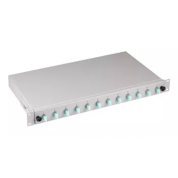 Patch panel EFB Elektronik BA71901L12OM3 1U LC OM3 gris