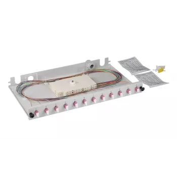 Patch panel EFB Elektronik BA71901L12OM4 1U LC OM4 gris