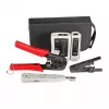 EFB Elektronik 39919.1V2 Juego de herramientas de red, 4 piezas, con bolsa