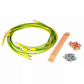 Bornes de puesta a tierra EFB Elektronik K3930V2N verde amarillo cobre acero