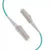 Cable de fibra óptica EFB Elektronik O8303S10OM3 4x LC OM3 10 m aqua beige negro