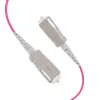 Cable de fibra óptica EFB Elektronik O8301S10OM4 4x SC OM4 10 m beige negro magenta