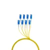 Cable de fibra óptica EFB Elektronik O8321S10OS2 8x SC OS2 10 m negro azul amarillo