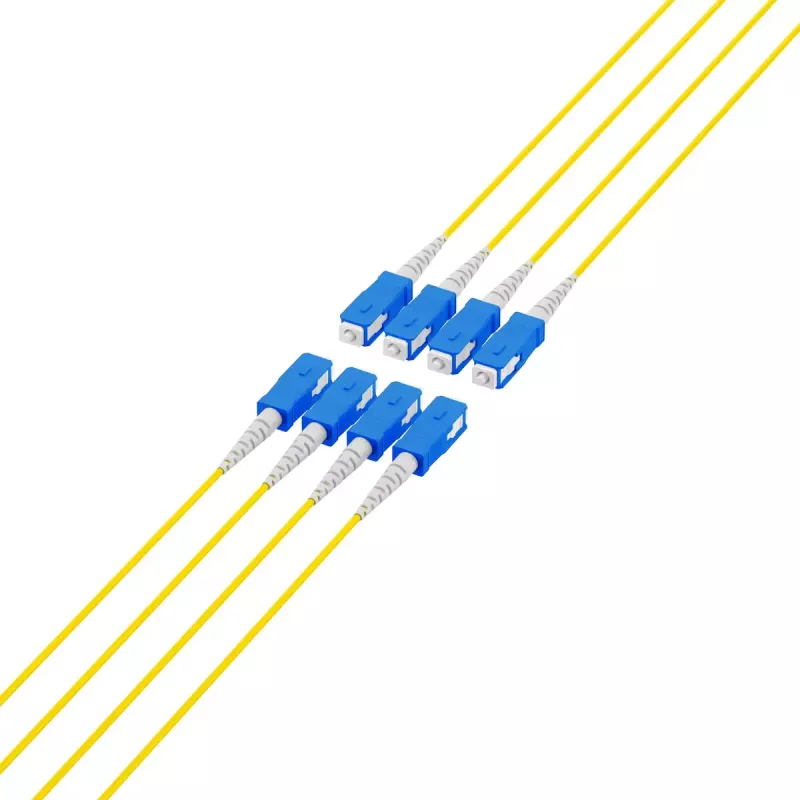 Cable de fibra óptica EFB Elektronik O8321S10OS2 8x SC OS2 10 m negro azul amarillo